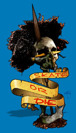 Artwork Created for undercarriage of custom skateboards Artwork Created for undercarriage of custom skateboards